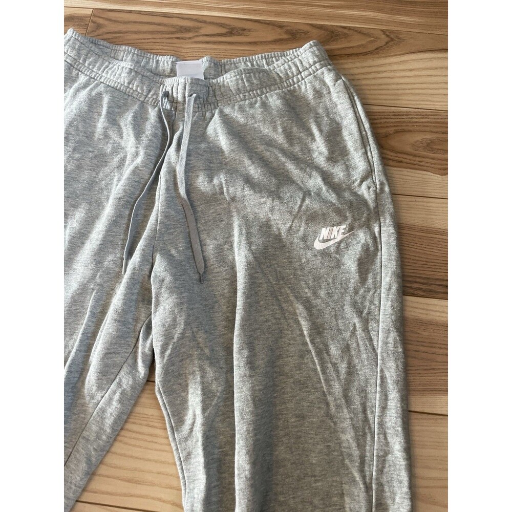Nike Jogger Pant Boys Size M Gray Athleisure Lounge Drawstrings - Picture 2 of 5